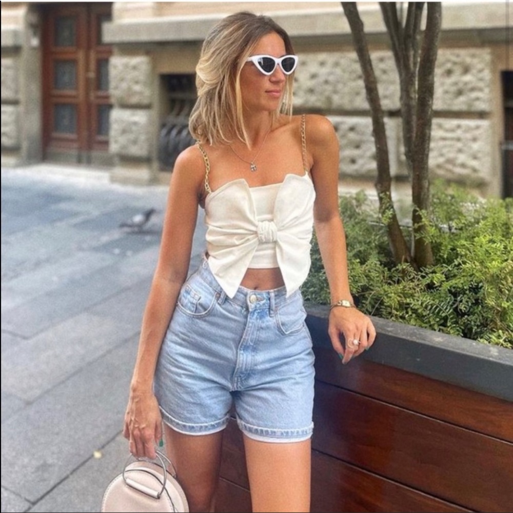 NWT Zara Chain Strap Top